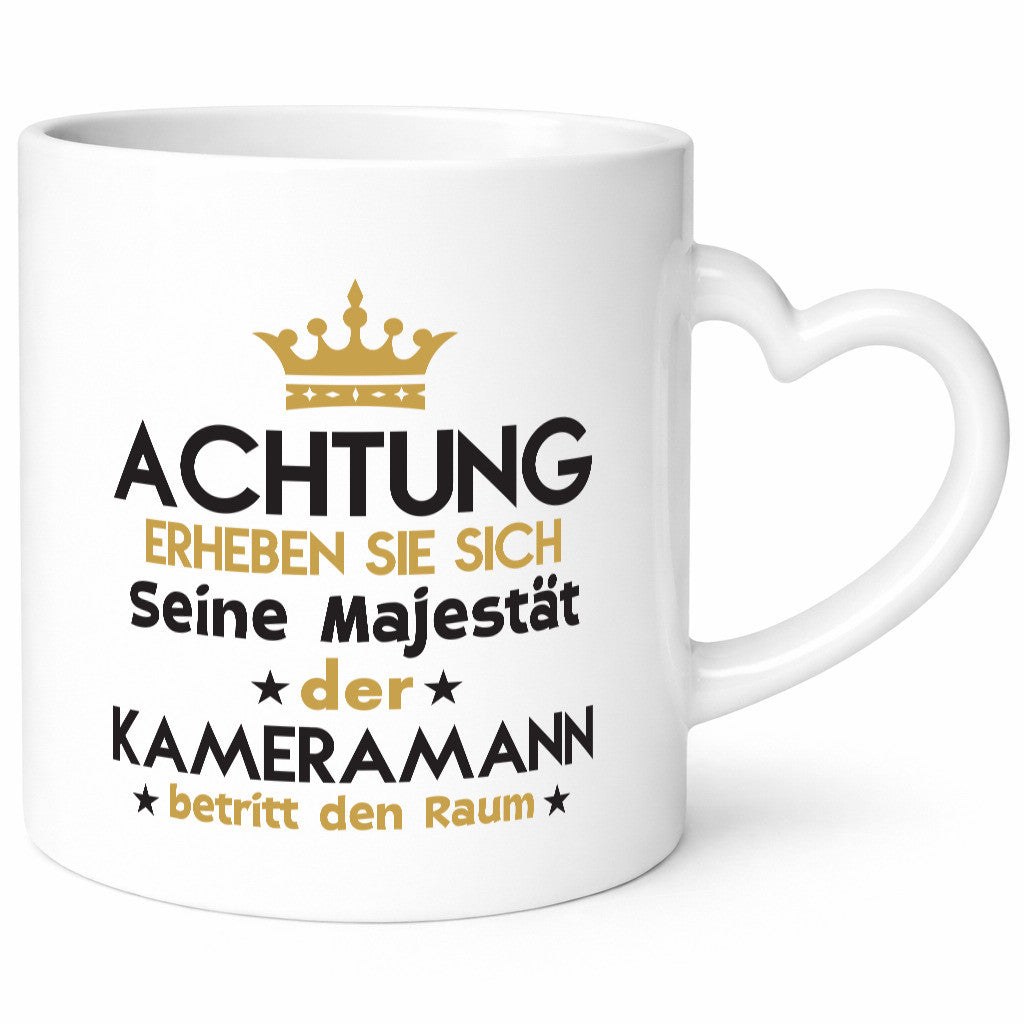 Seine Majestät Kameramann | Kamera lustig Humor Geschenkidee Geschenk Tasse