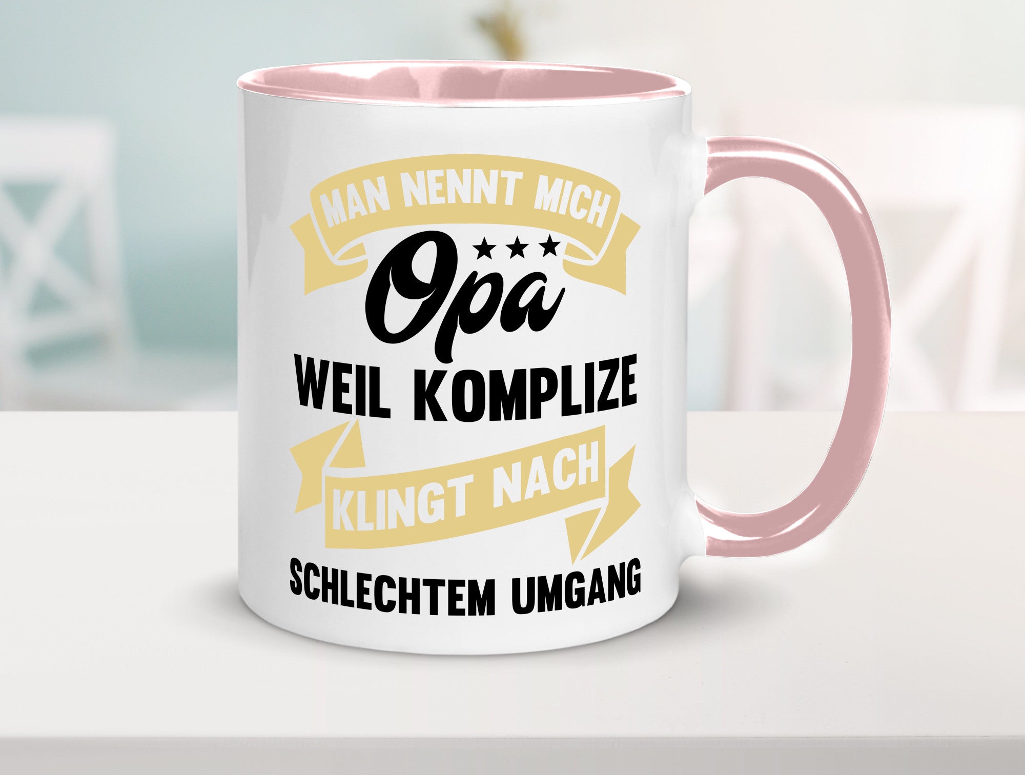 Man nennt mich Opa | Bester der Welt Humor Familie Geschenkidee Tasse