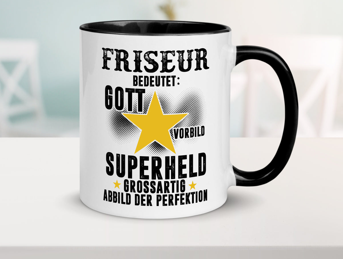 Bedeutung von Friseur | Frisör lustiger Spruch Geschenk Humor Geschenkidee Tasse