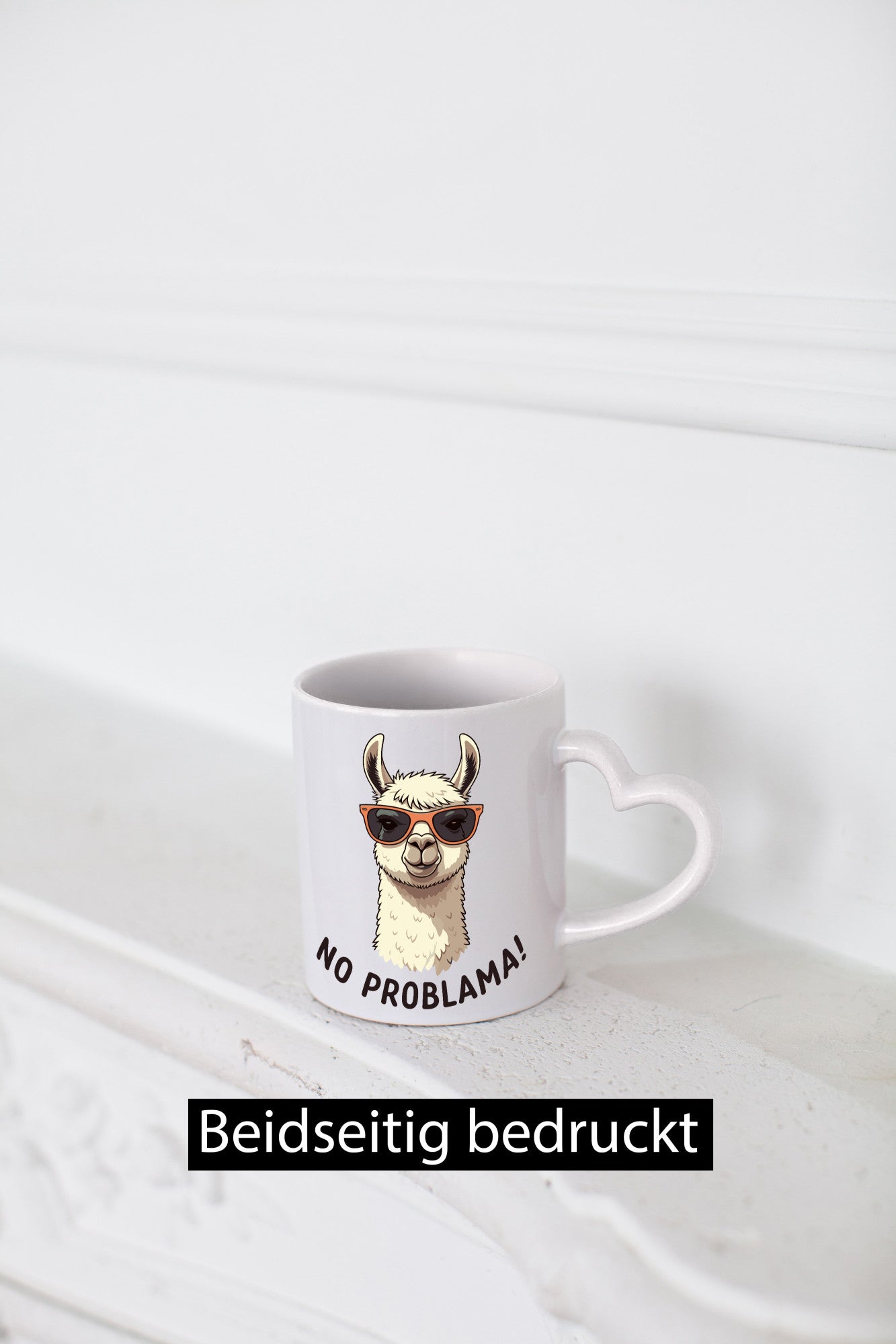 No ProbLama | Lama Alpaka lustiger Spruch Geschenk Humor Geschenkidee Tasse