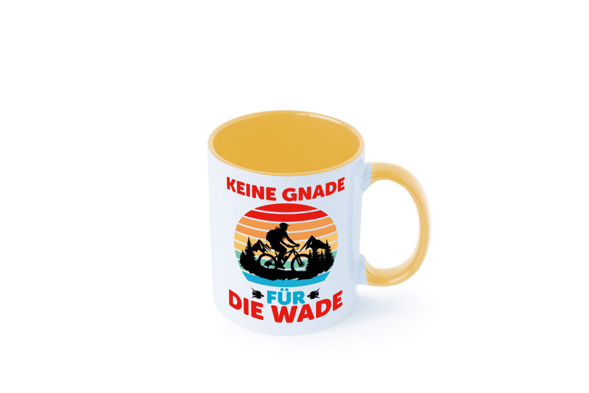Keine Knade für die Wade | BMX Renrad Biker v2 lustig Humor Geschenkidee Tasse