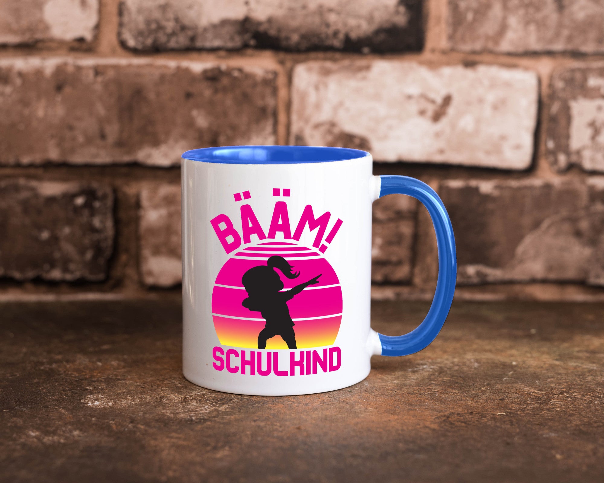 Bääm Schulkind | Einschuldung Schulanfang Geschenkidee Humor Tasse