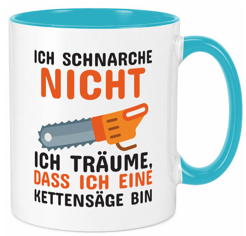 Ich schnarche nicht lustiger Spruch Geschenk Humor Geschenkidee Tasse