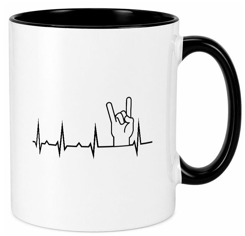 Heavy Metal Motiv | Rocker Musiker Rock Musik Geschenk Humor Geschenkidee Tasse