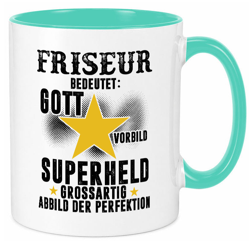 Bedeutung von Friseur | Frisör lustiger Spruch Geschenk Humor Geschenkidee Tasse