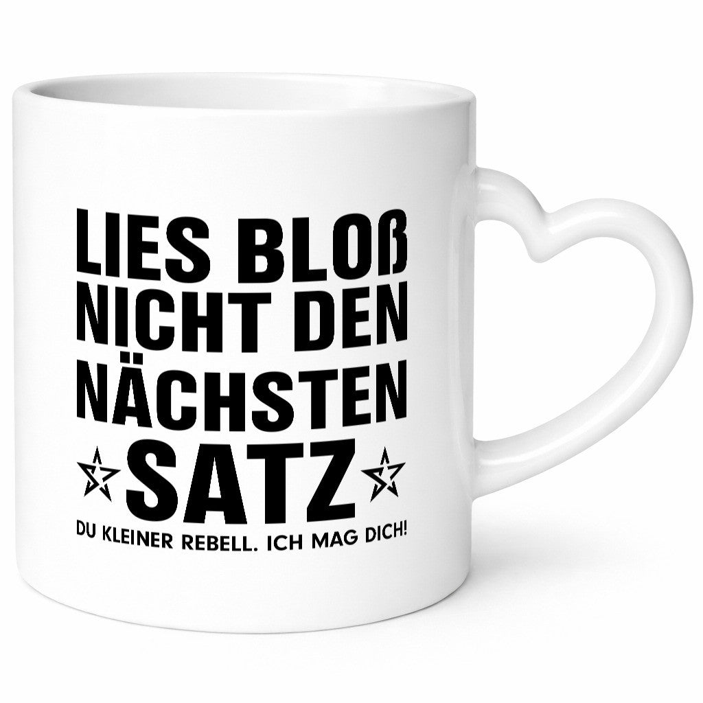 Du kleiner Rebell | Witz Tasse Jugendliche Teenager lustiger Spruch Geschenk