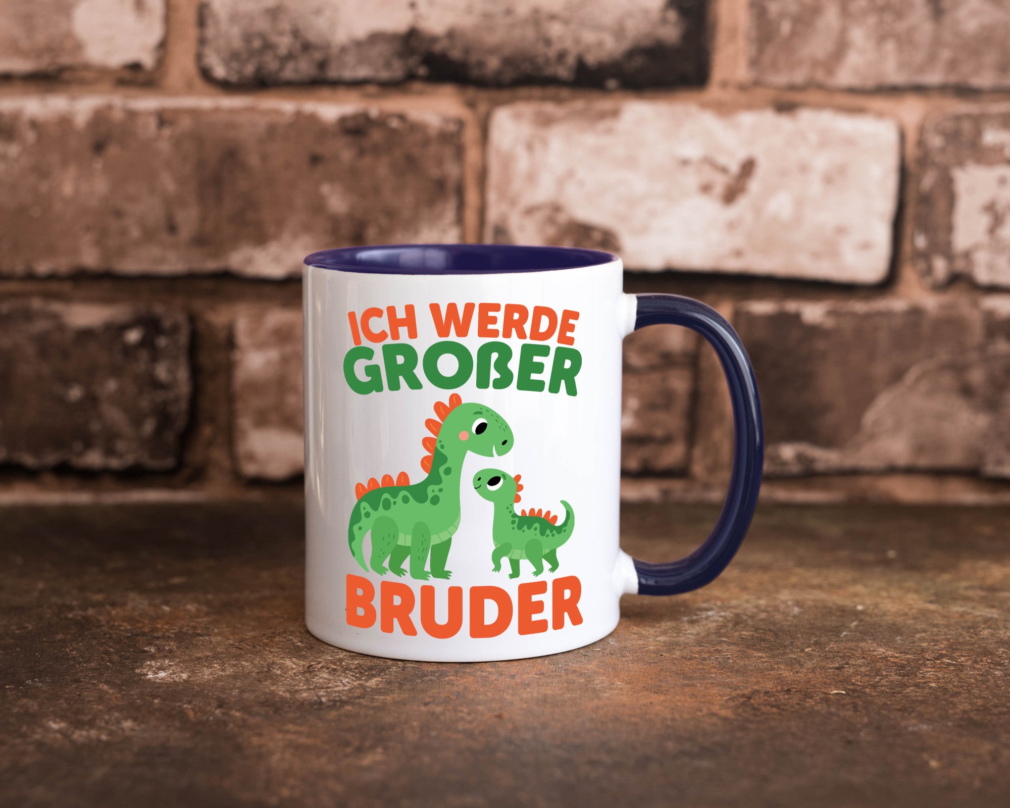 Ich werde Großer Bruder | Dino Brudersaurus lustig Humor Geschenkidee Geschenk