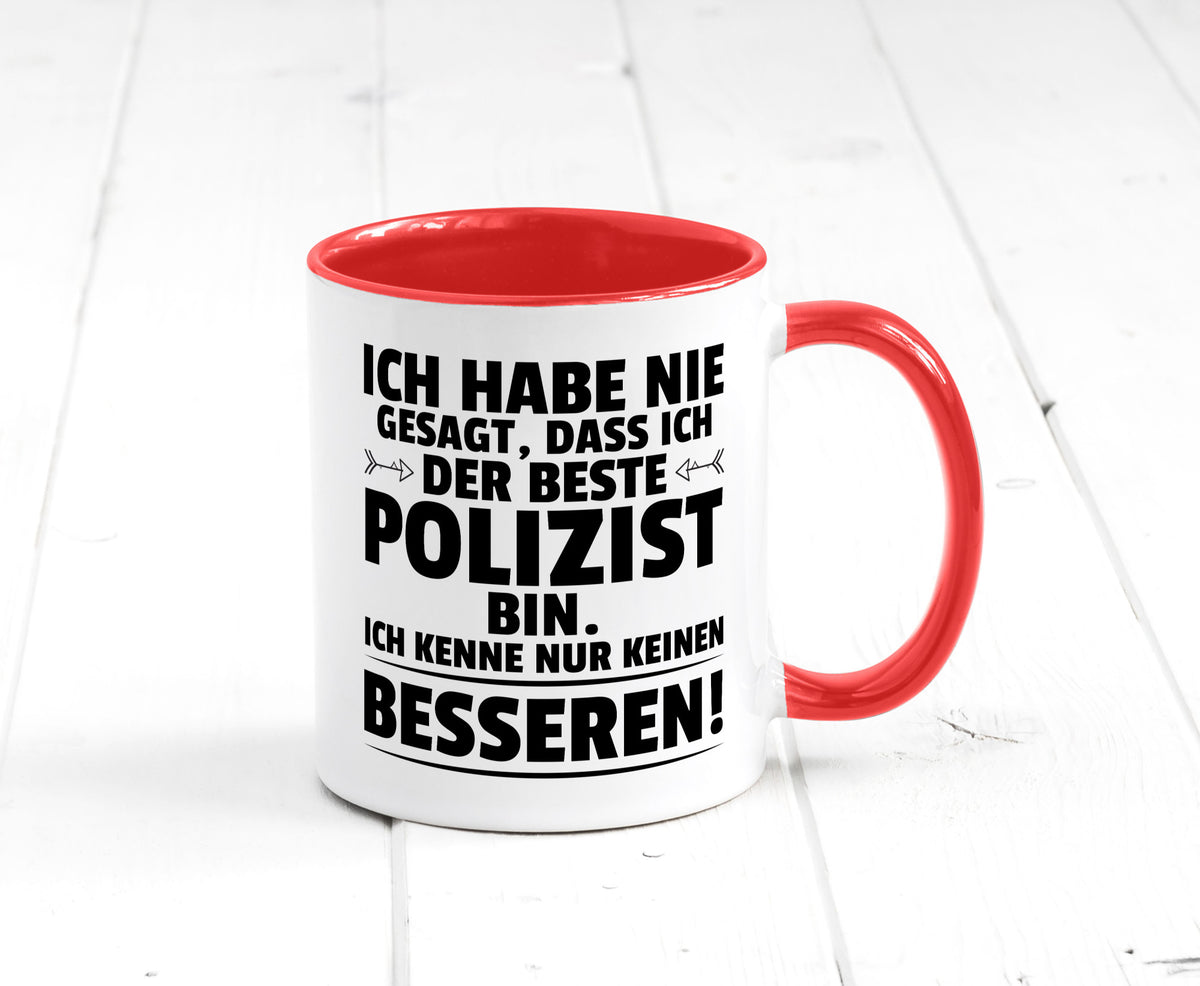 Der Beste Polizist | Polizei Humor Geschenkidee Tasse