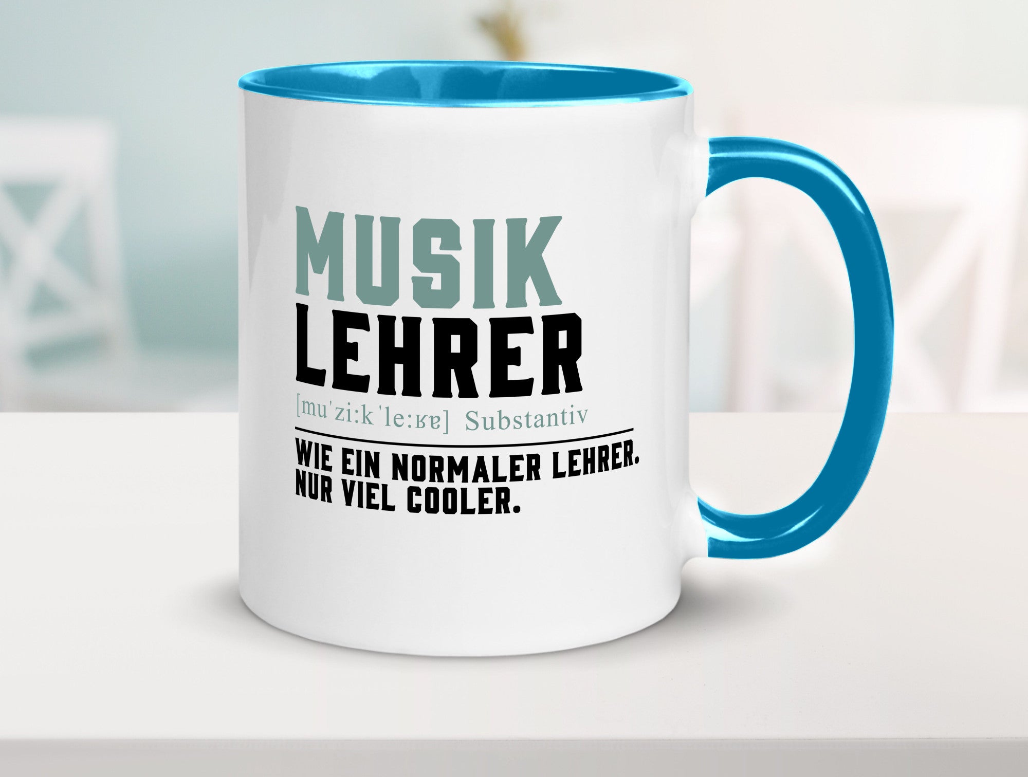 Musiklehrer | Lehrer Unterricht Lieblingslehrer Geschenkidee Humor Tasse
