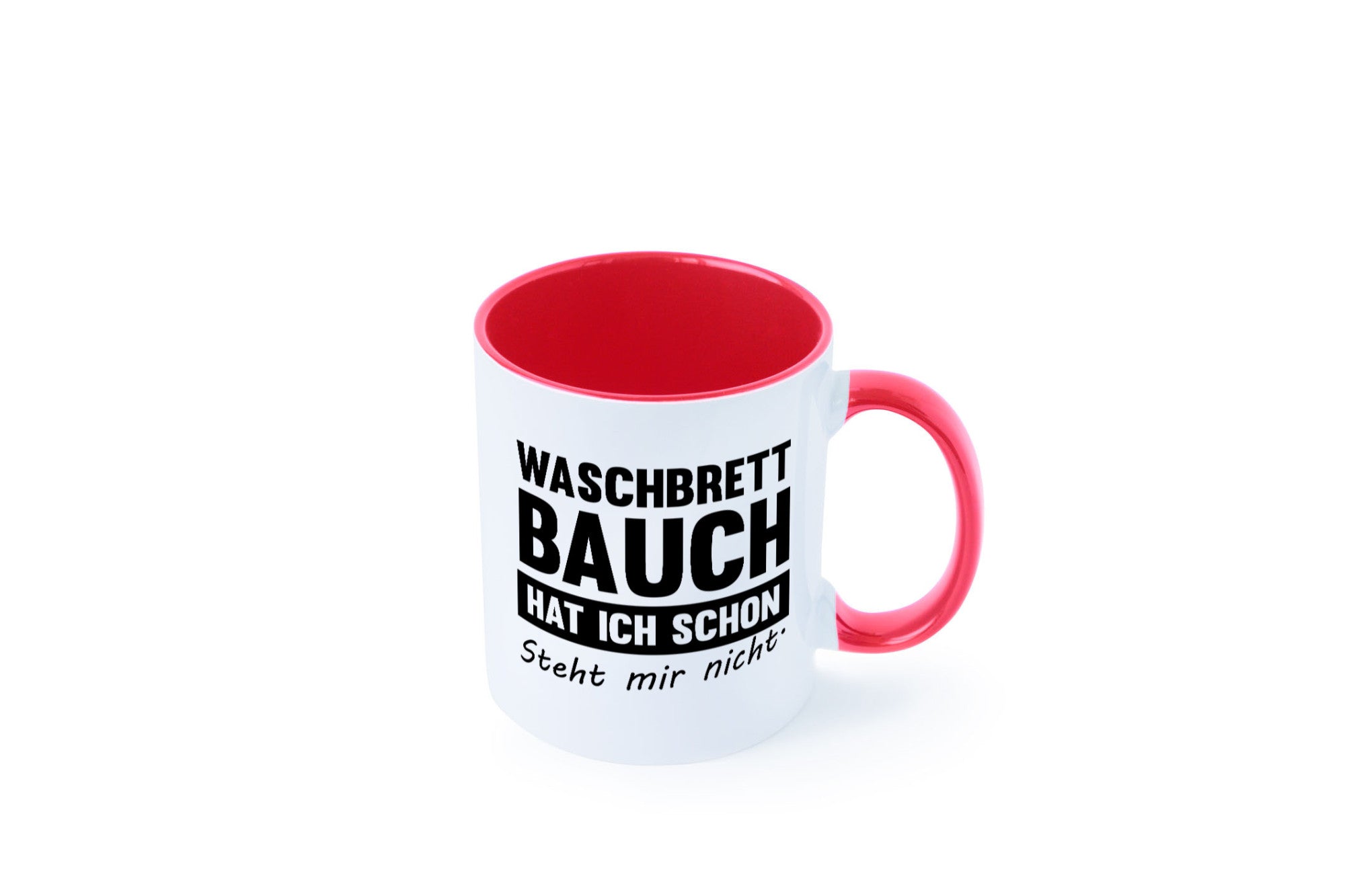 Waschbrettbauch steht mir nicht | Sixpack Gym lustiger Spruch Geschenk Humor
