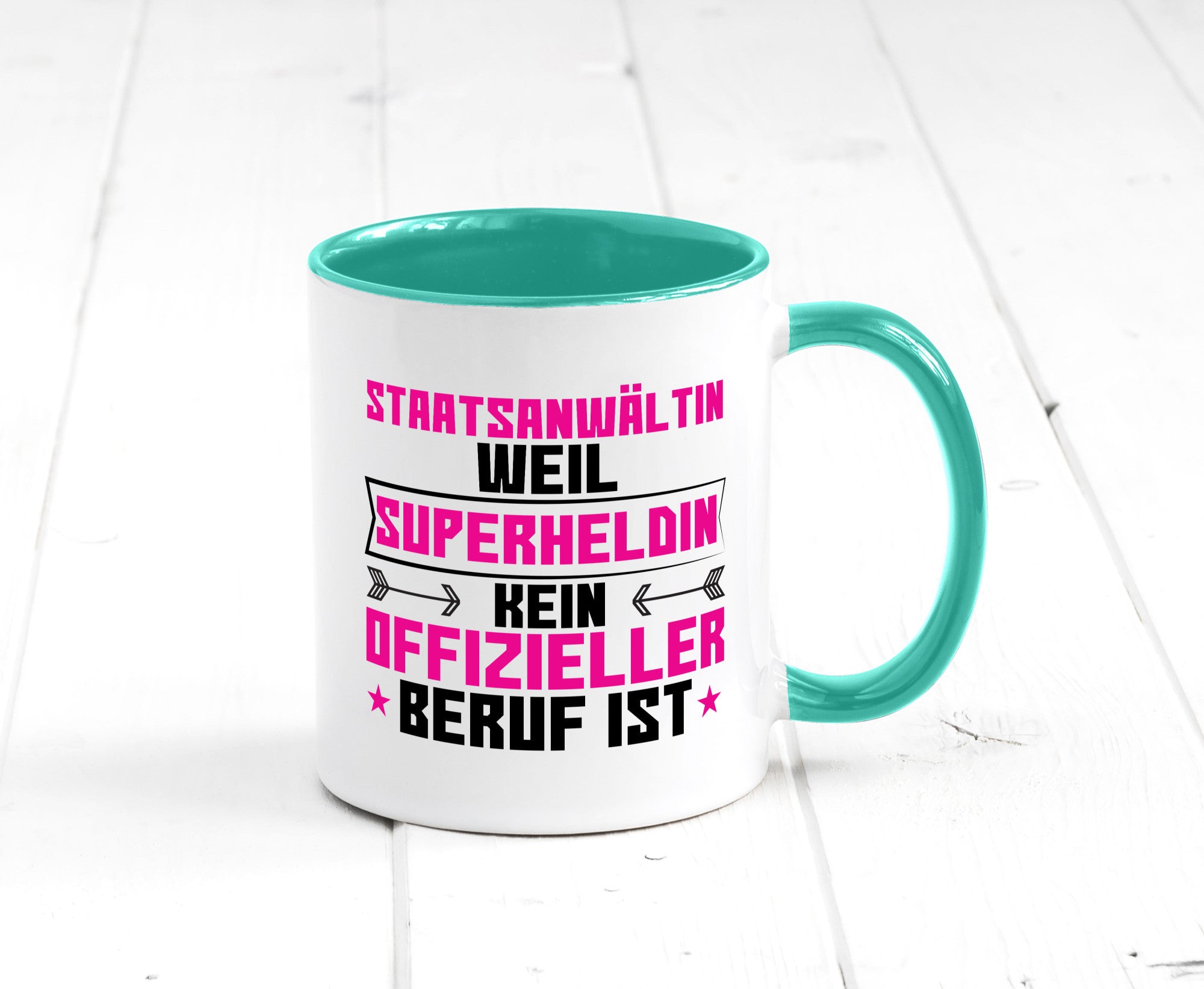 Superheldin Staatsanwältin | Anwältin Humor Geschenkidee Tasse