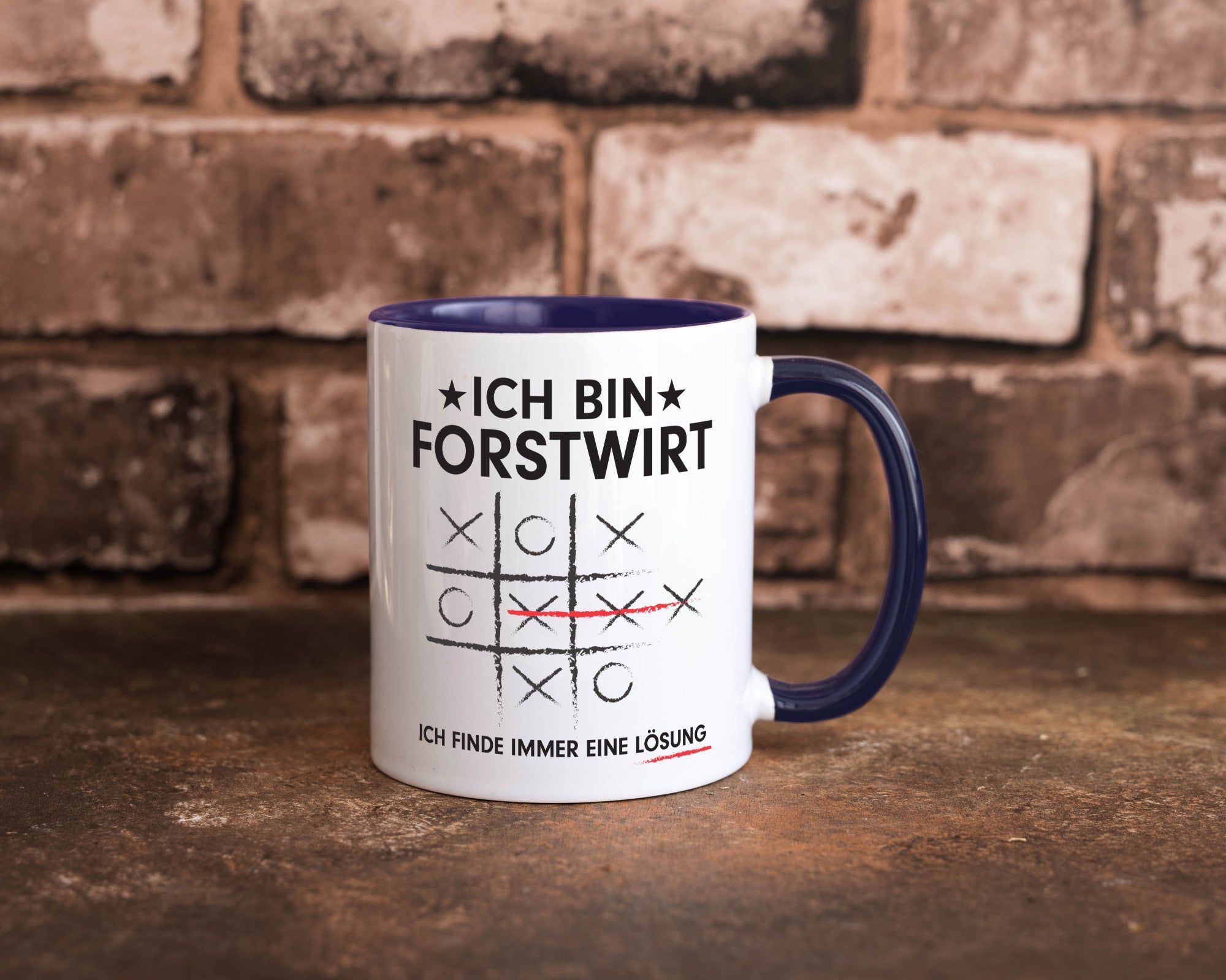 Lösung finden: Forstwirt | Waldarbeiter v2 Geschenkidee Arbeit Kollegen Büro