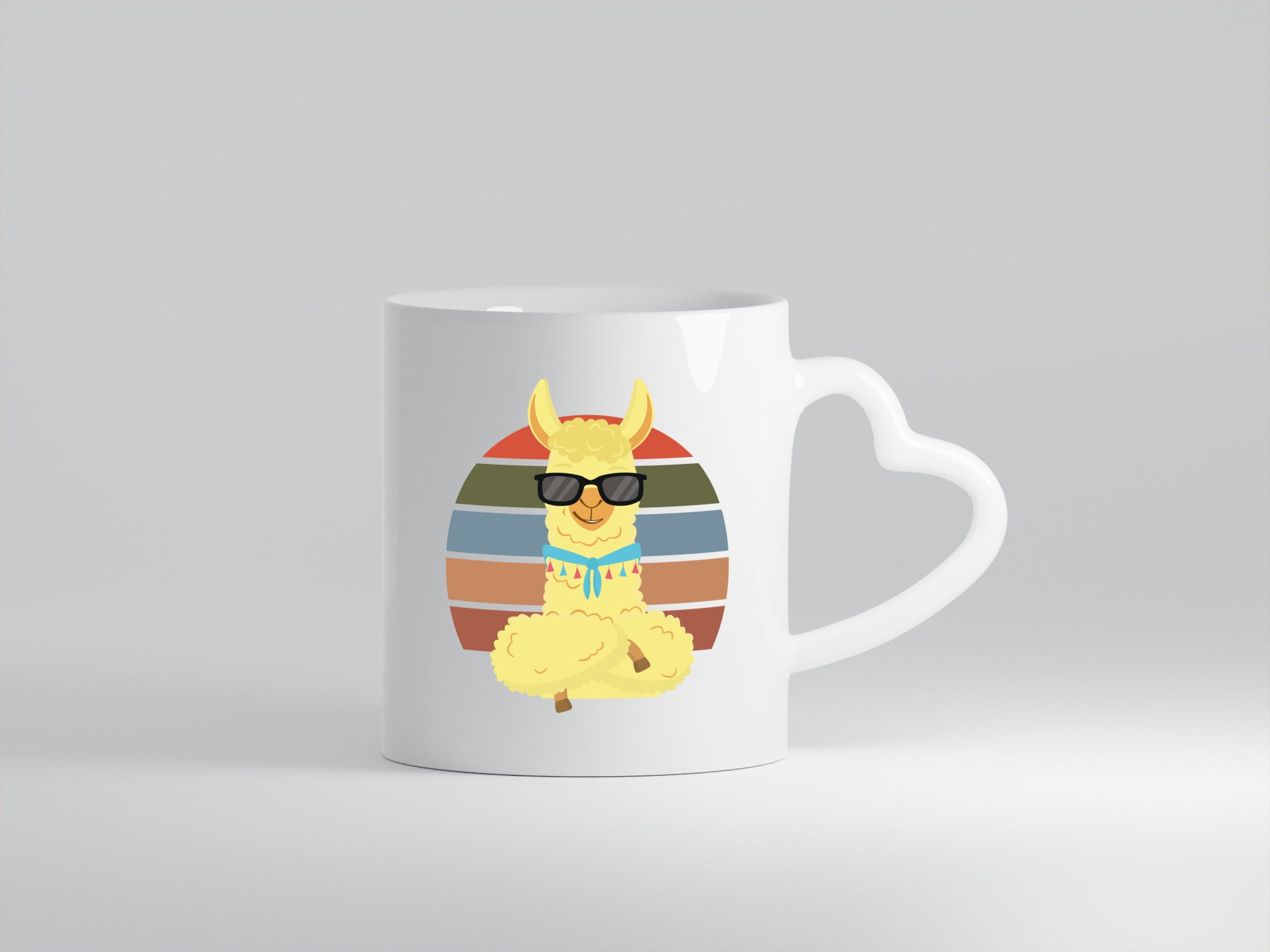 Cooles Alpaka | Lama Tasse Sonnenbrille Sommer lustig Humor Geschenkidee