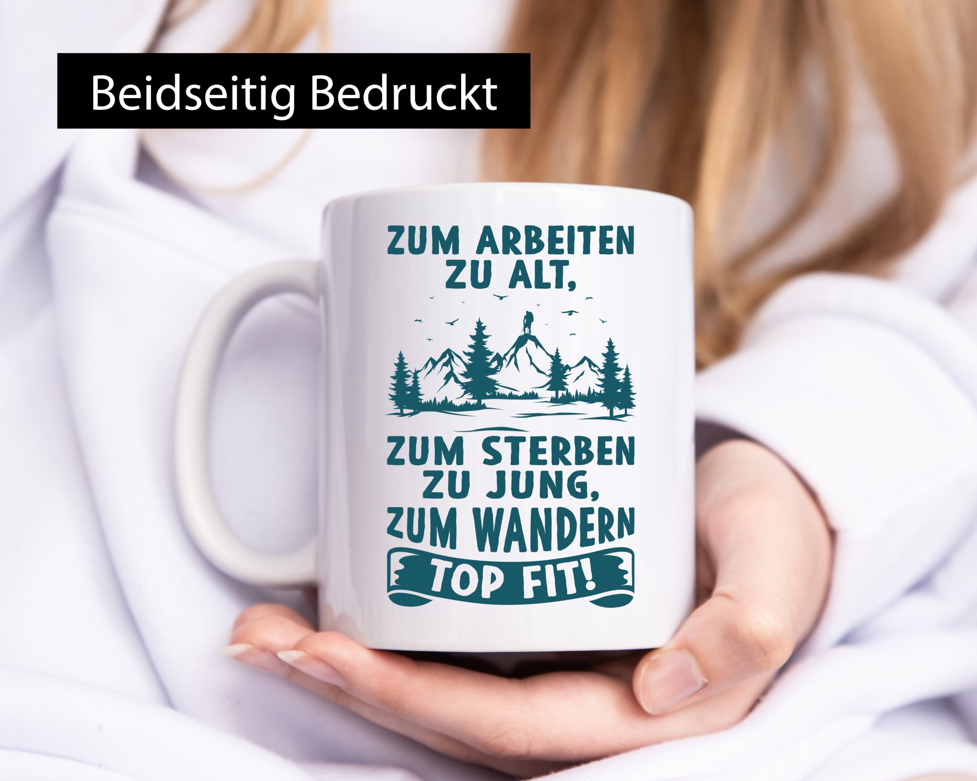 Arbeiten zu alt, Sterben jung, Wandern topfit | Berge lustig Arbeit Kollegen
