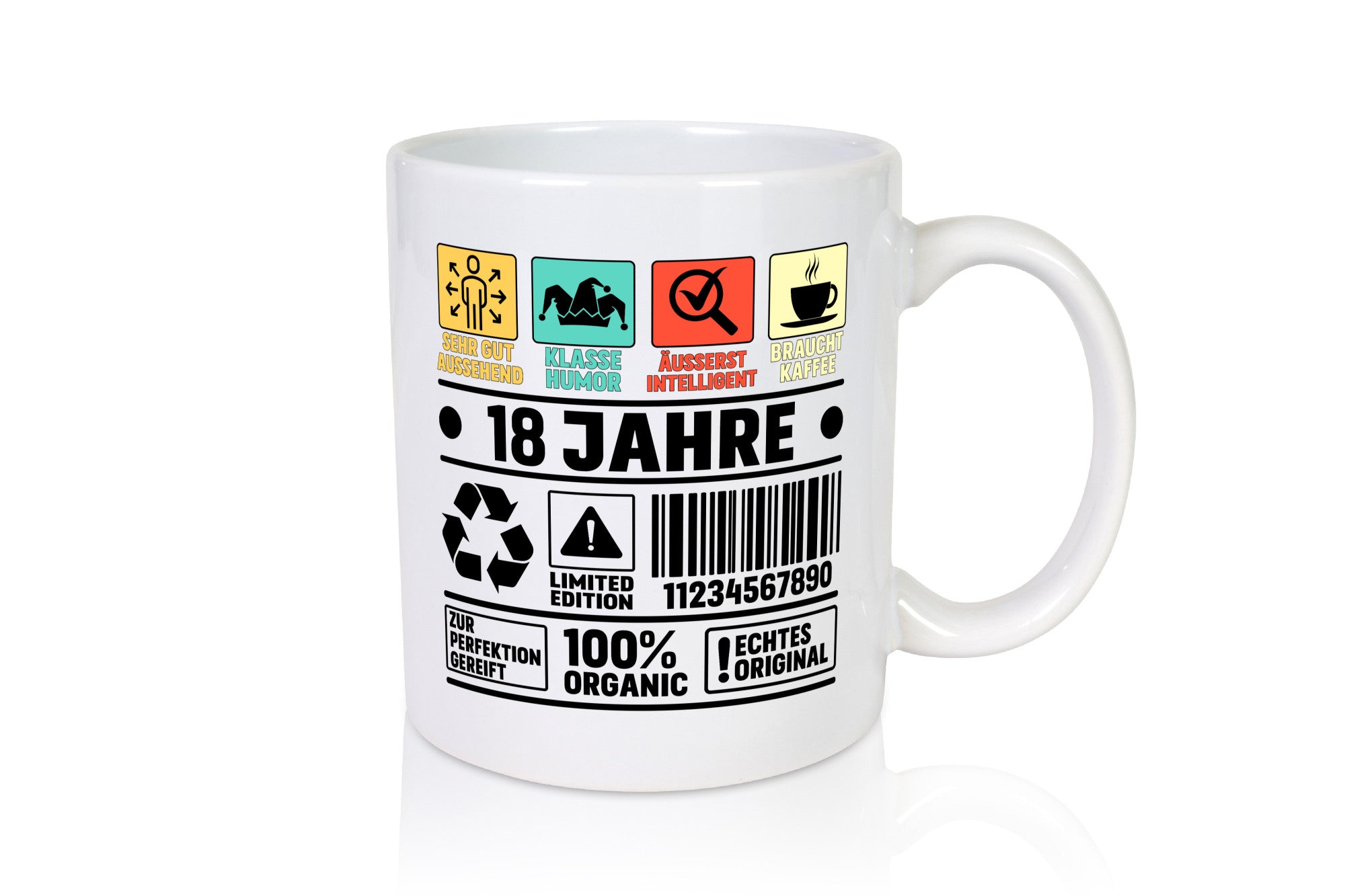 18. Geburtstag | 18 Jahre Humor Limited Edition lustig Geschenkidee Geschenk