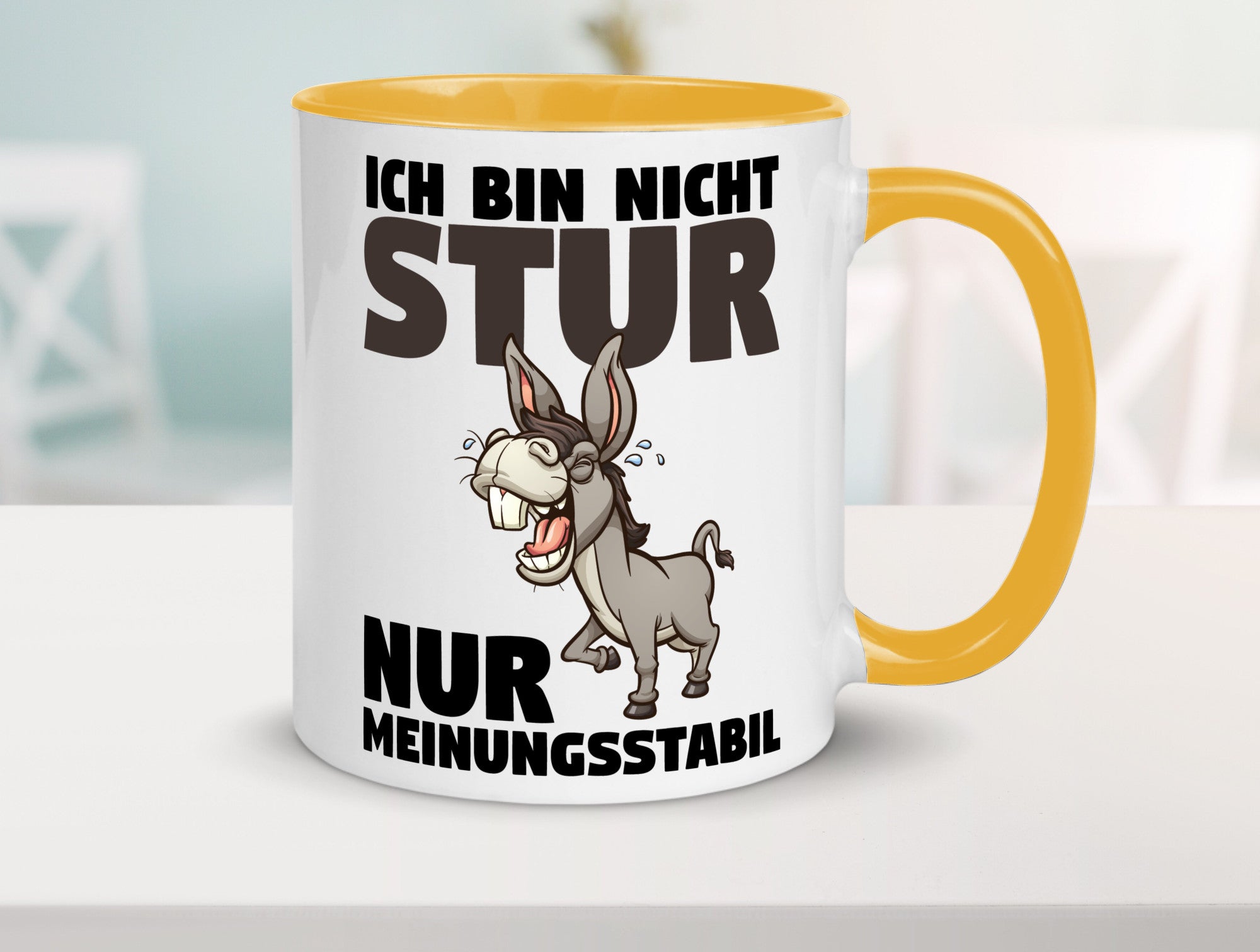 Sturer Esel | Sturkopf Tasse Dickkopf Spruch Humor lustiger Geschenk