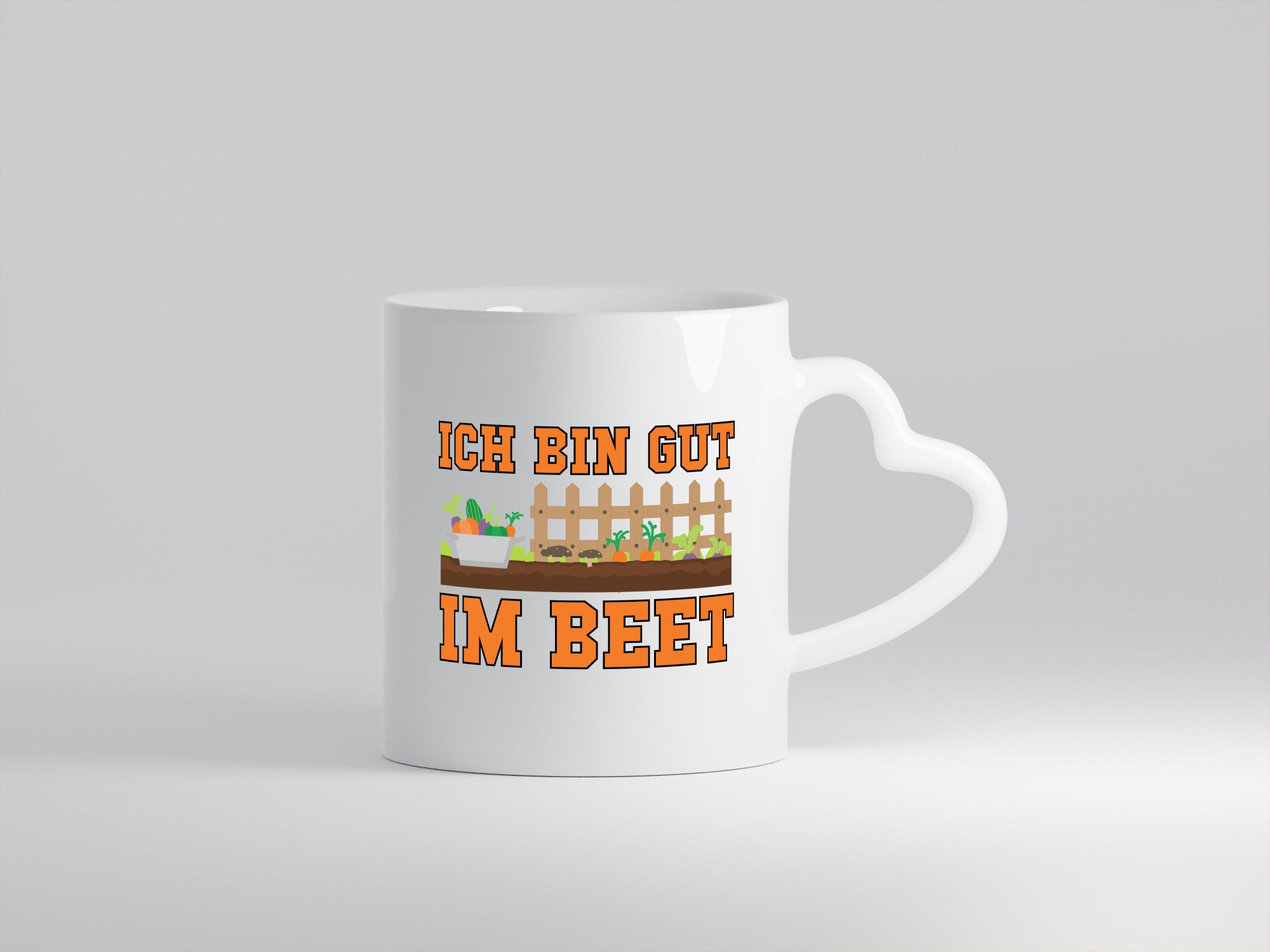 Gut im Beet | Gärtnern Pflanzen Zaun Gemüse Geschenk Humor Geschenkidee