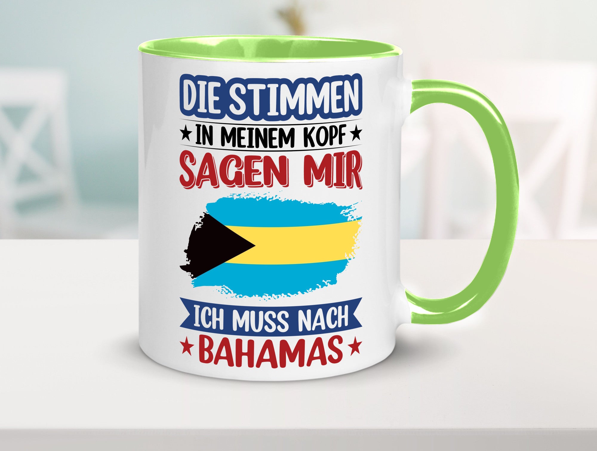 Bahamas | Urlaub Stimmen in meinem Kopf Traumland Geschenk Humor Geschenkidee