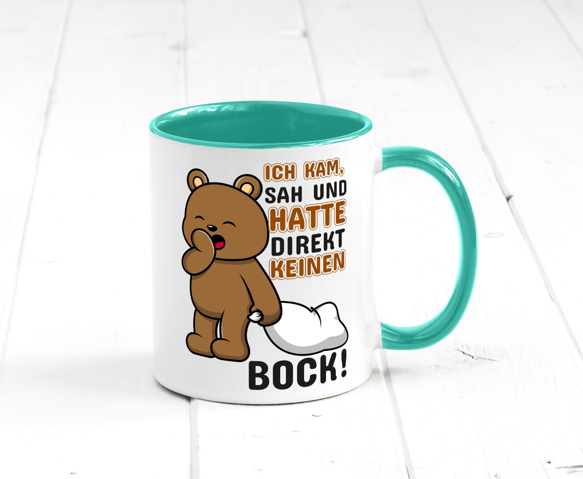 Direkt keinen Bock! | Büro Faultier Morgenmuffel Geschenk Arbeit Kollegen
