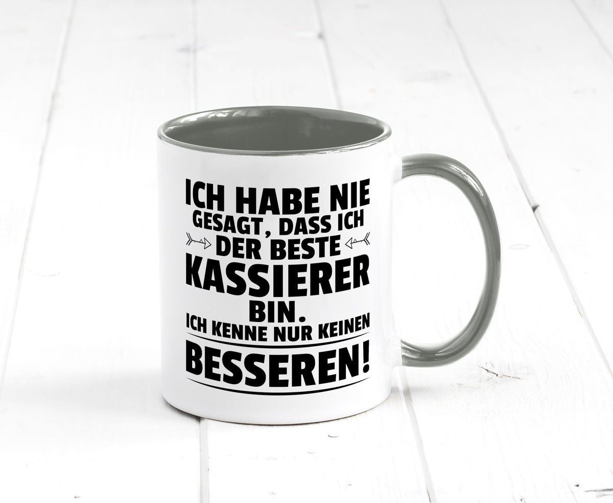 Der Beste Kassierer Geschenk Humor Geschenkidee lustiger Spruch Tasse