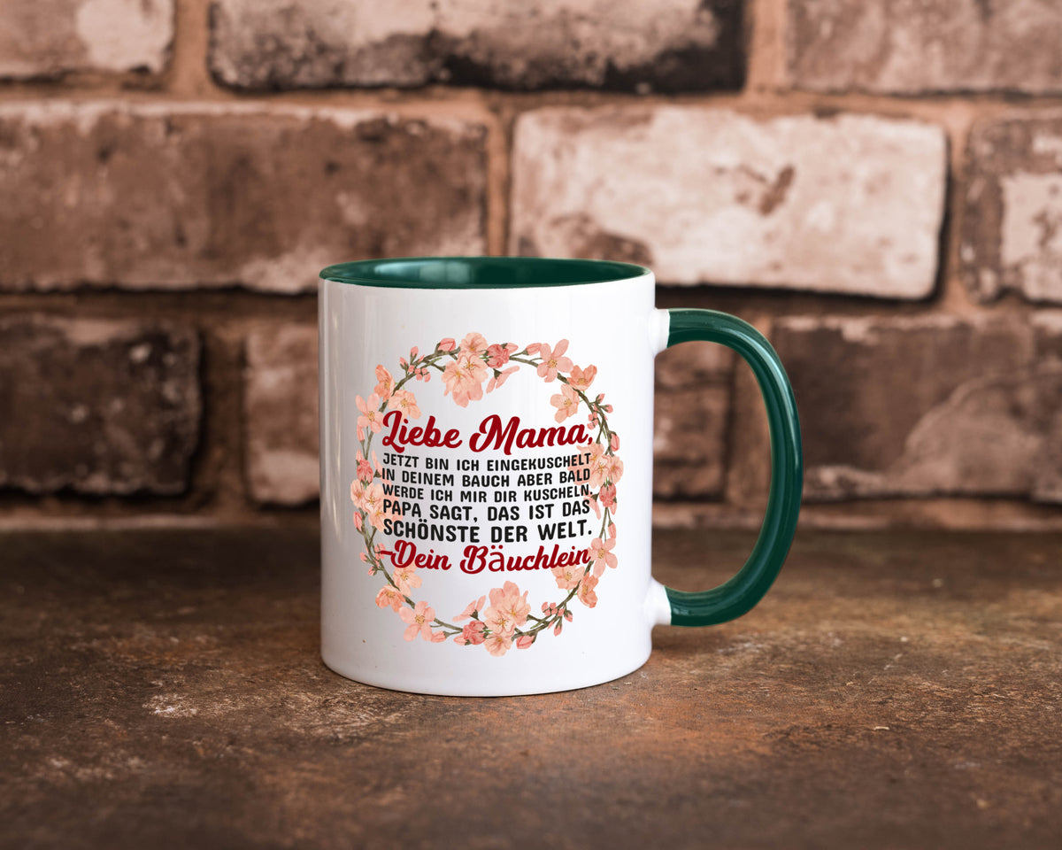 Liebe Mama | Schwangerschaft Tasse Baby süß Humor Familie Geschenkidee