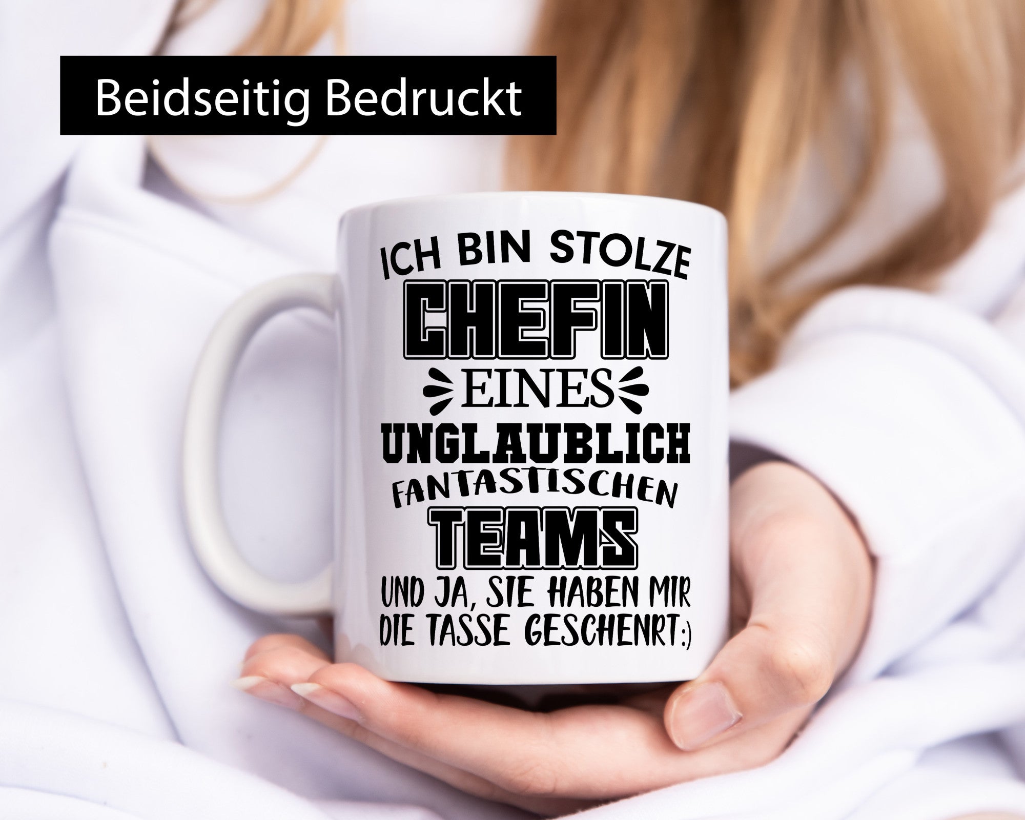 Ich bin stolze Chefin Humor Arbeit Kollegen Büro Geschenkidee Tasse