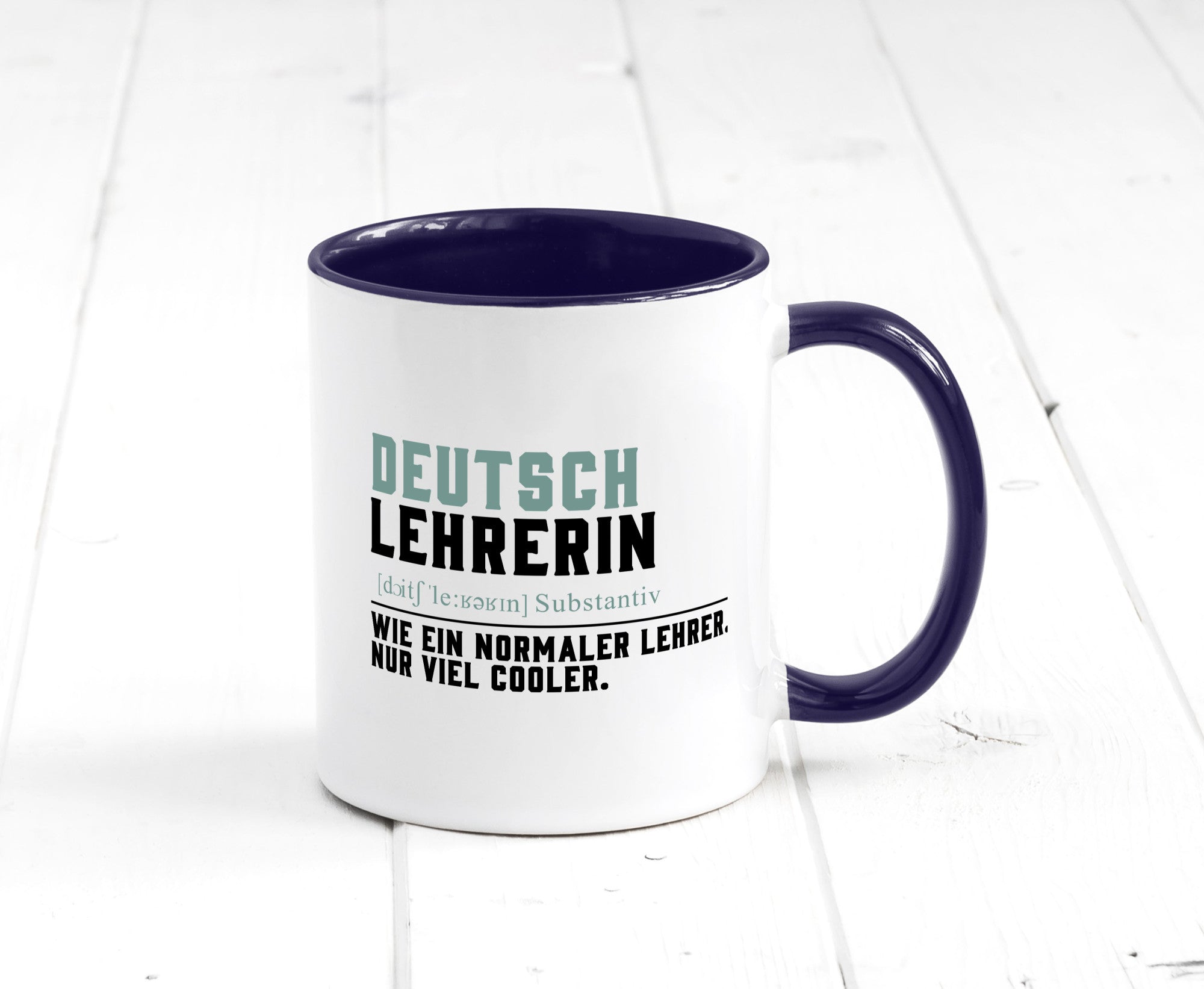 Deutschlehrerin | Lehrerin Unterricht Lieblinglehrerin Geschenkidee Humor Tasse