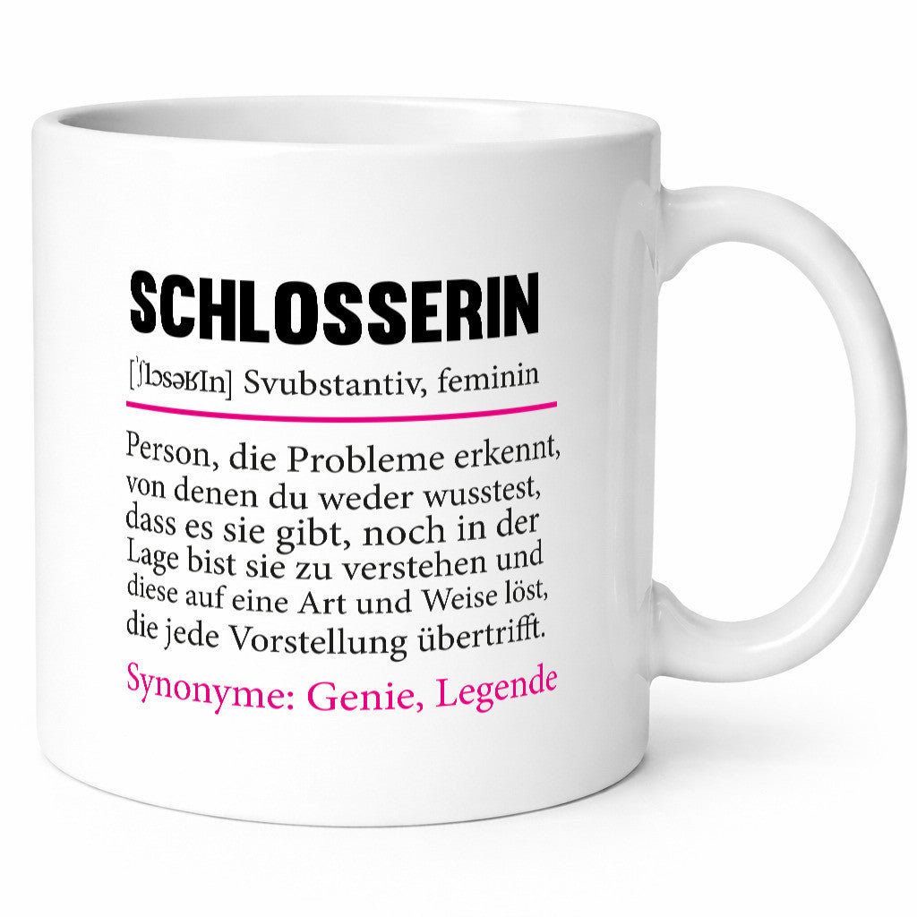 Schlosserin | Spruch Beruf Schlosserei Humor v2 Arbeit Kollegen Büro
