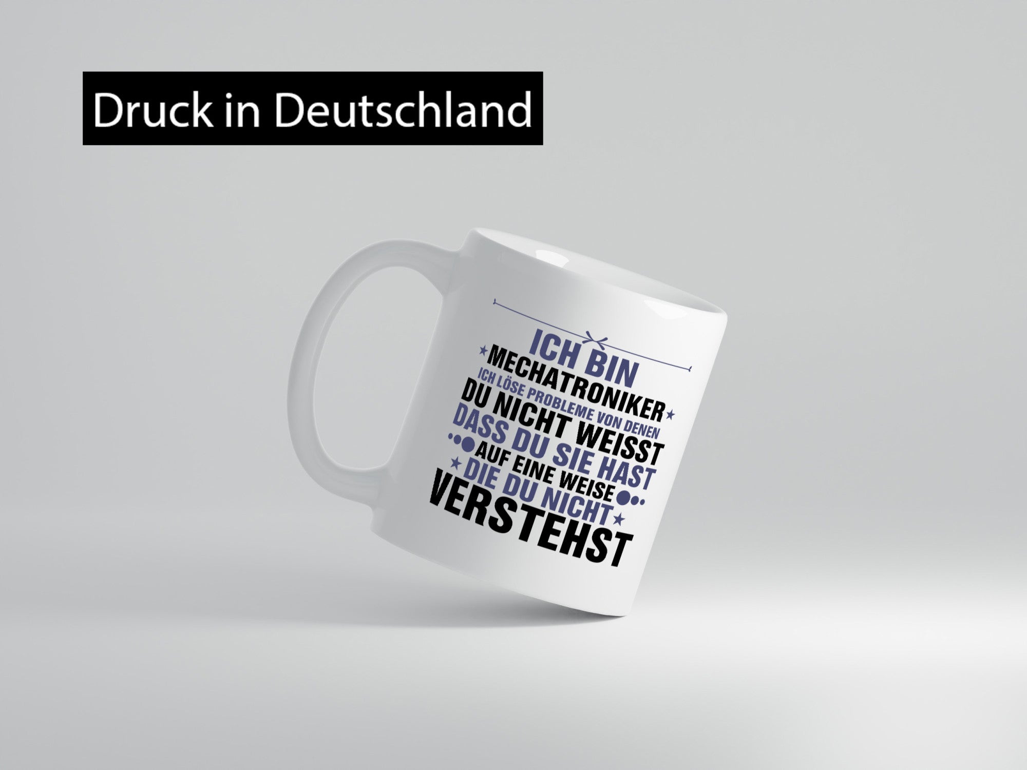 Löse Probleme: Mechatroniker | KFZ v2 Humor Geschenkidee Tasse