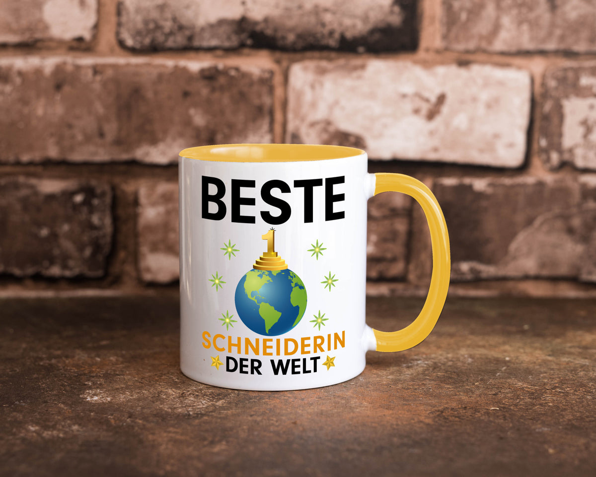 Welt Beste Schneiderin | Beruf Schneiderei lustiger Spruch Geschenk Arbeit Tasse