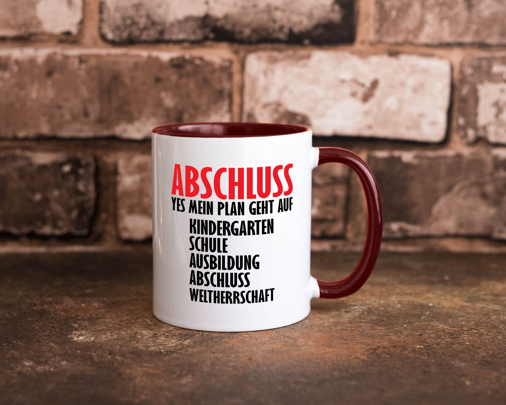 Abschluss Bachelor Geschenkidee Humor Tasse