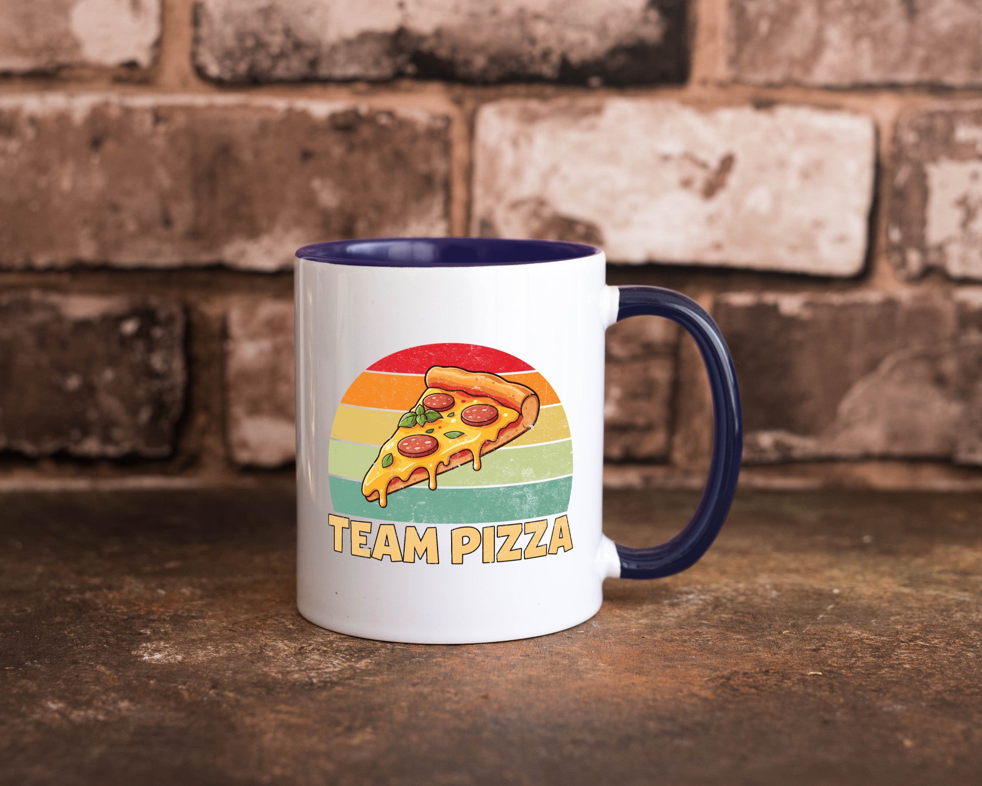 Team Pizza | Pizzaliebhaber Lover v2 Geschenkidee Humor Tasse