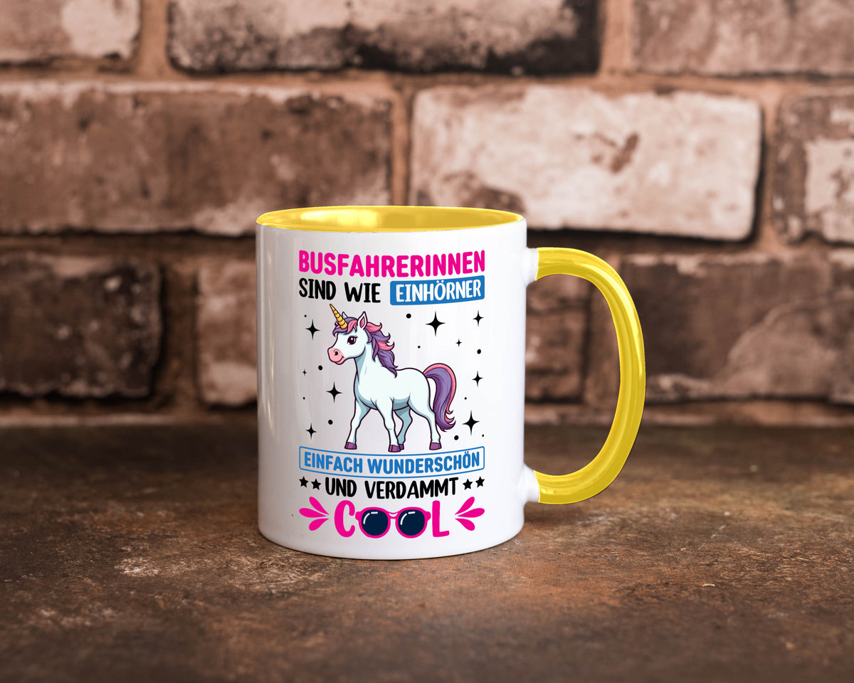 Bussfahrerinen sind wie einhorner | Einhorn Bussfahrerin Geschenkidee Humor Tasse
