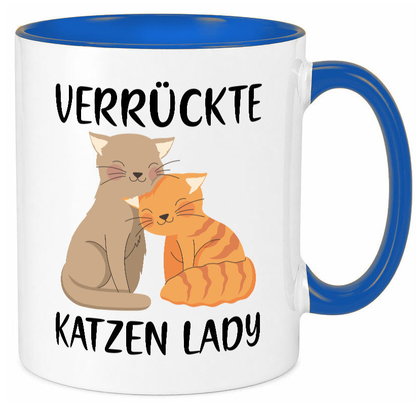 Verrückte Katzen Lady | Ich liebe Katzenliebhaber Geschenk Tierliebhaber Humor