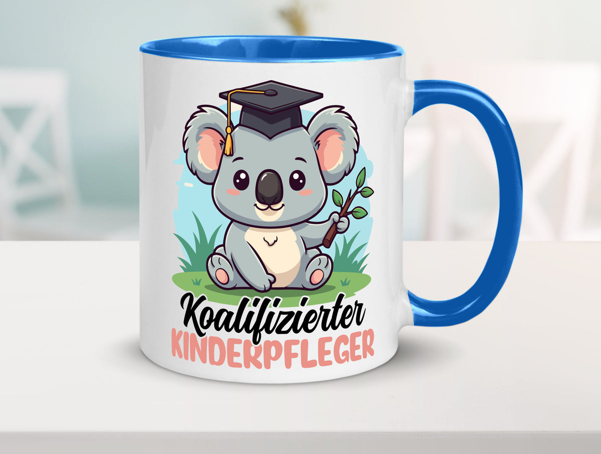 Koalifizierter Kinderpfleger | Pfleger Kinder Geschenkidee Humor Tasse