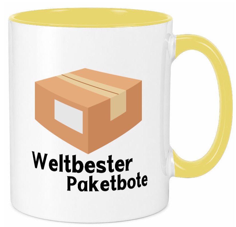 Weltbester Postbote | Paketlieferant lustiger Spruch Geschenk Humor Tasse