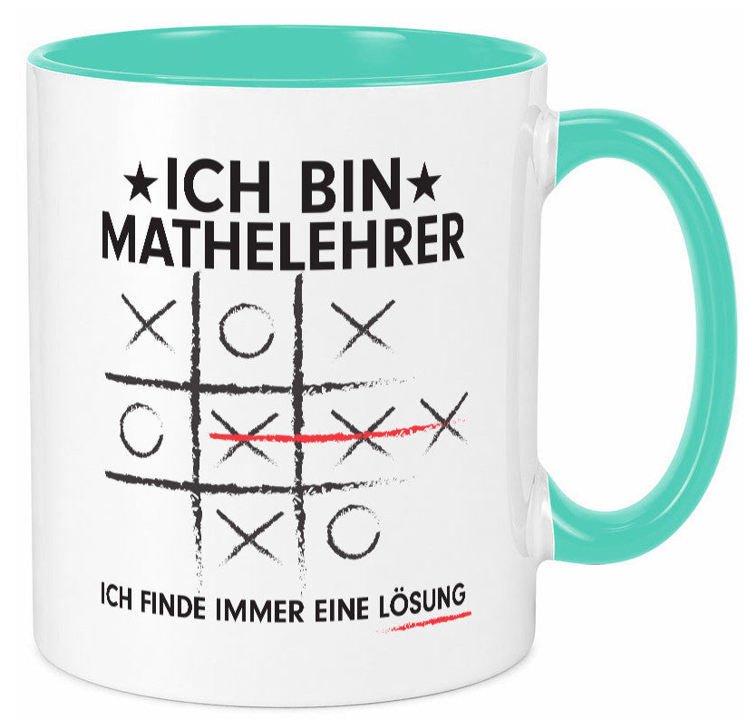 Löse Probleme: Mathelehrer | Lehrer Mathe Humor Geschenkidee Tasse