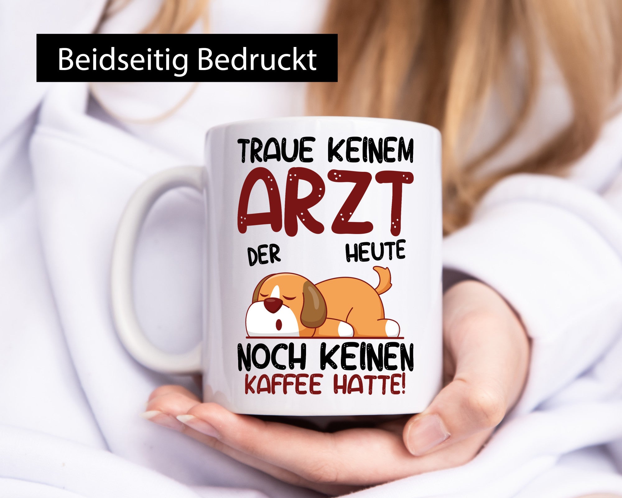 Traue keinem Arzt | Mediziner Facharzt Geschenk Tasse