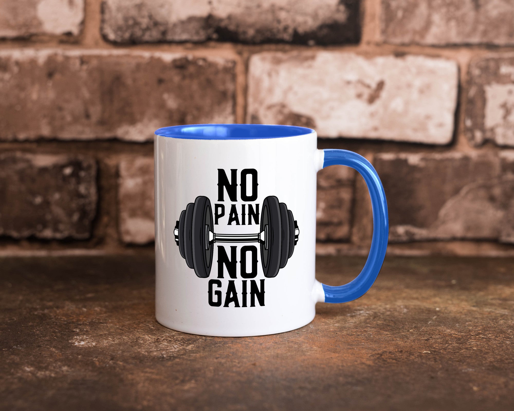 No Pain Gain | Training Motivation Fitness Pumpen lustig Humor Geschenkidee