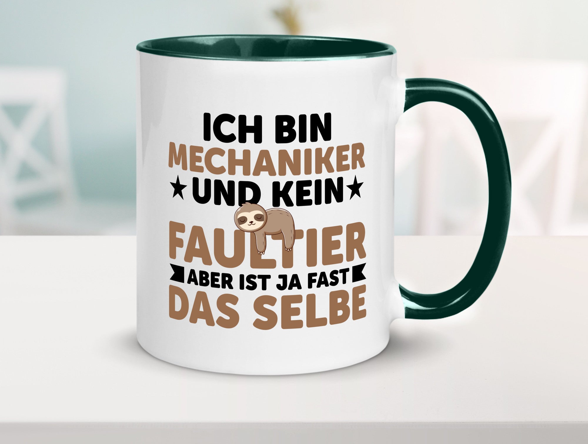 Ich bin kein Faultier: Mechaniker | KFZ Werkstatt Humor Tierliebhaber