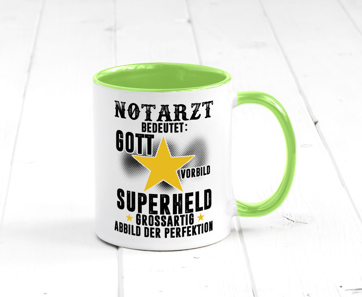 Bedeutung von Notarzt | Arzt Geschenkidee Humor Tasse