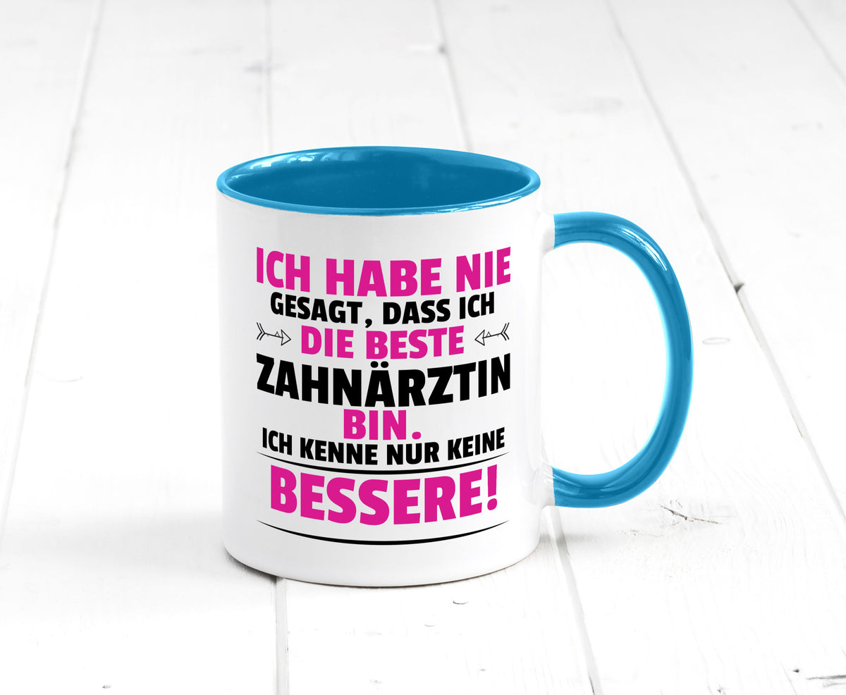 Die Beste Zahnärztin | Zahnmedizin Beruf lustig Arbeit Kollegen Büro Geschenk Tasse