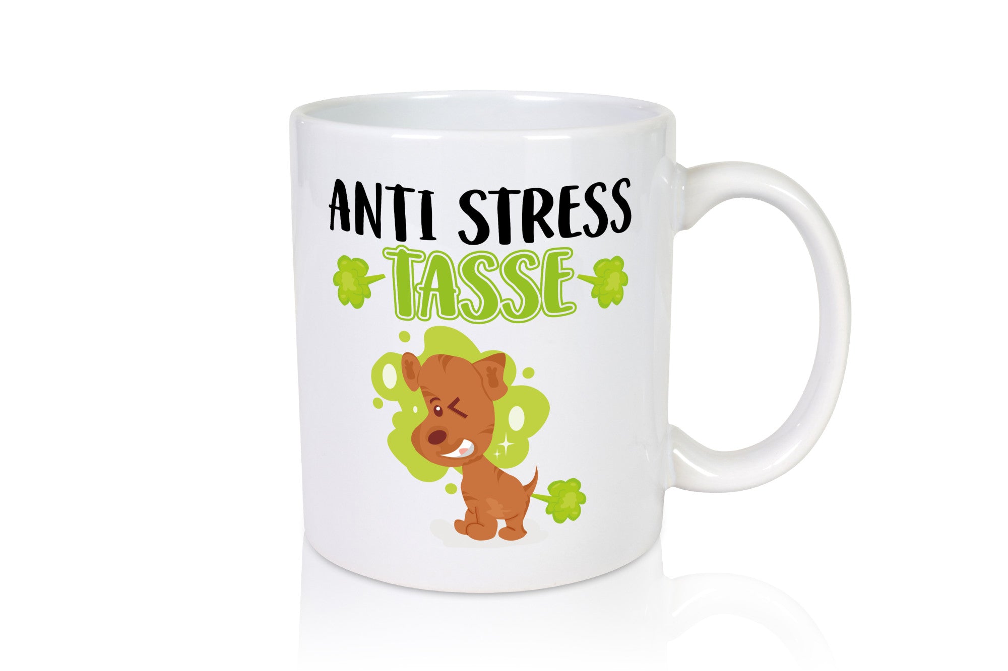 Anti-Stress Tasse | süßer Mops Pups Hund lustig Geschenk Tierliebhaber Humor