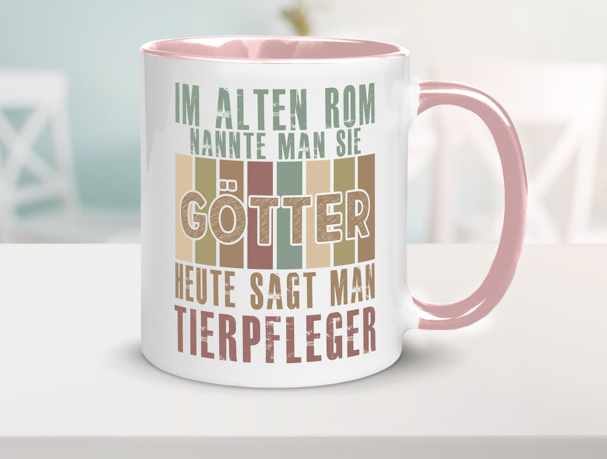 Heute sagt man: Tierpfleger | Pflegeberuf Tierheim lustiger Spruch Geschenk Tasse