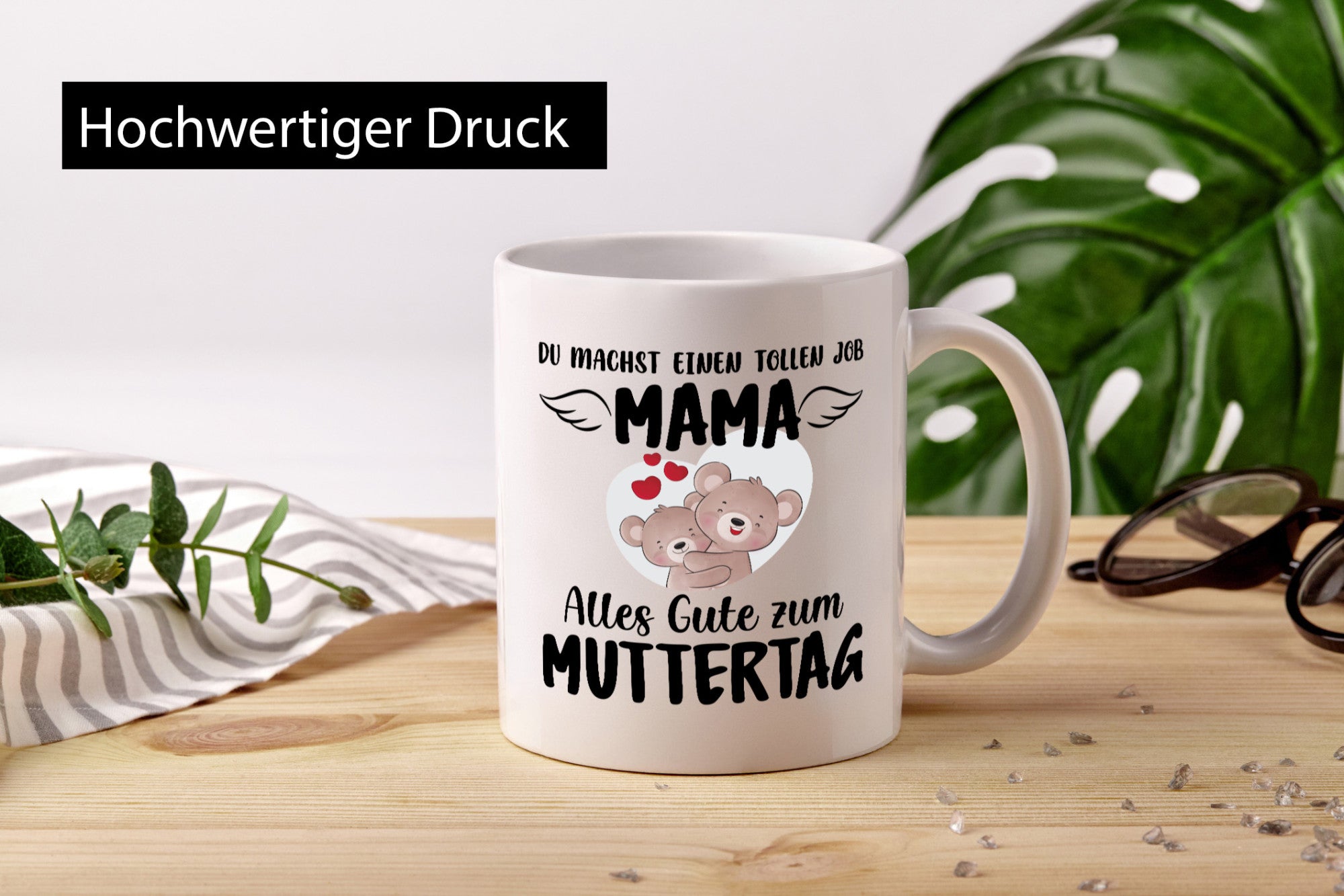 Alles gute zum Muttertag | Mama ist die Beste Geschenkidee Familie Humor Tasse