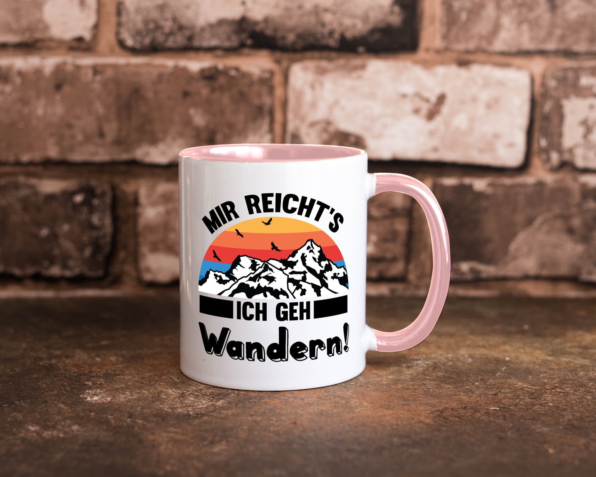 Mir reichts ich geh Wandern | Berge Laufen Natur Humor Geschenkidee Tasse