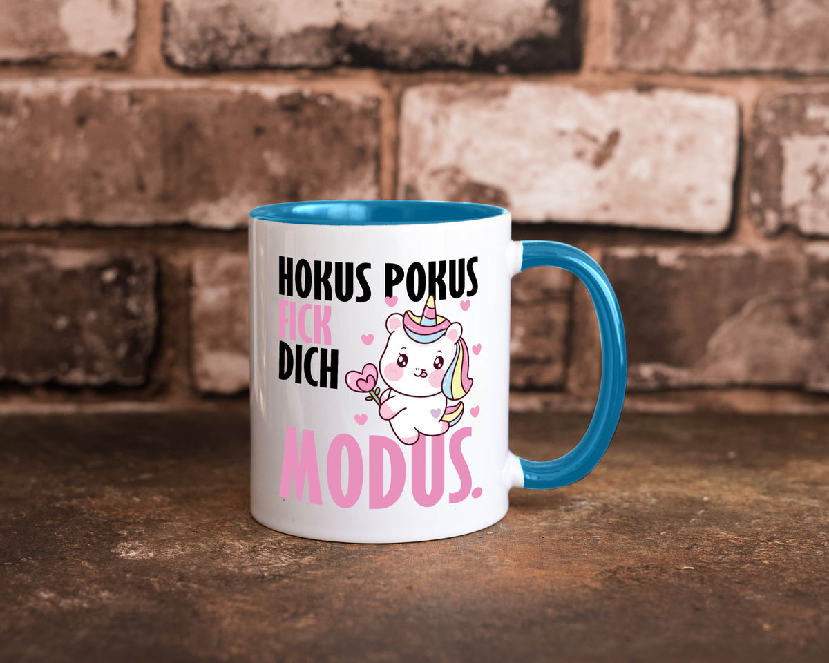 Hokus Pokus lustiger Spruch Geschenk Humor Geschenkidee Tasse