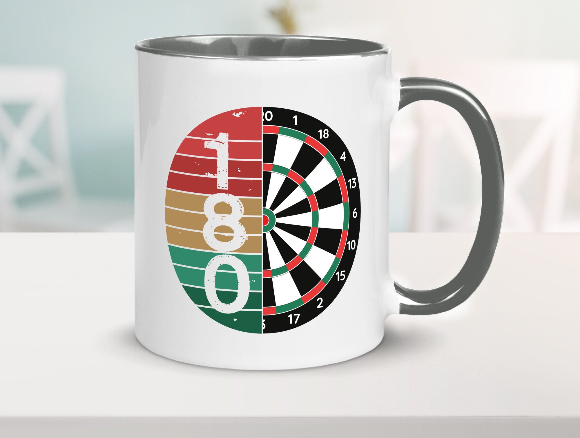 Dartsboard | Retro Dartspieler Kollege Freunde Geschenkidee Arbeit Kollegen