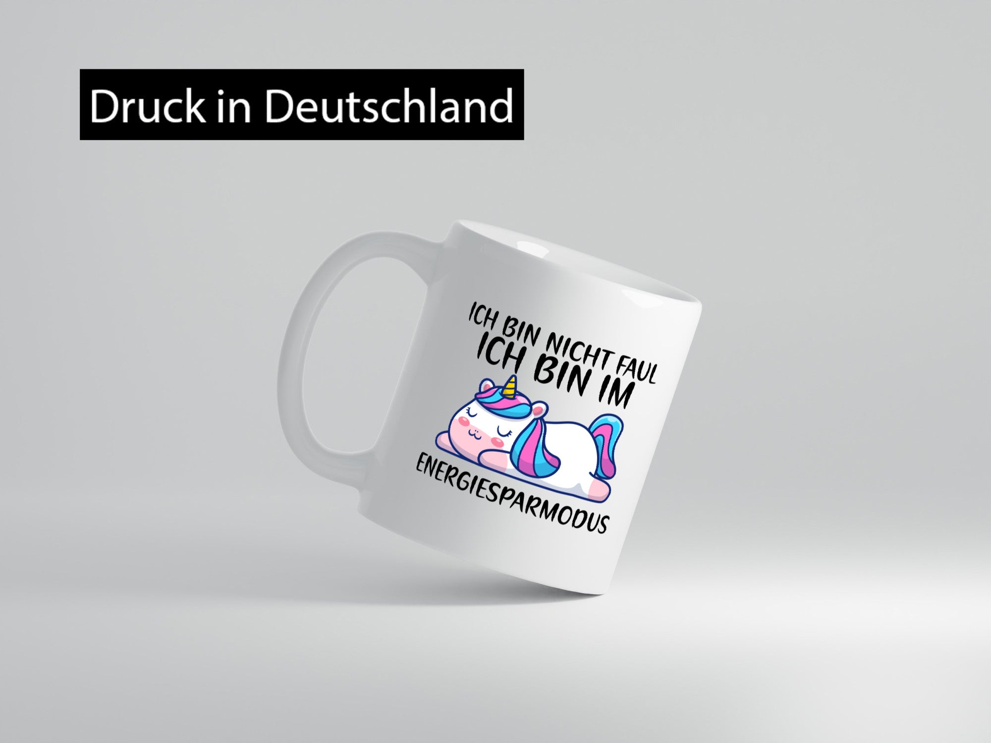 Ich bin nicht faul | schlafendes Einhorn Faulpelz müde Geschenk Humor