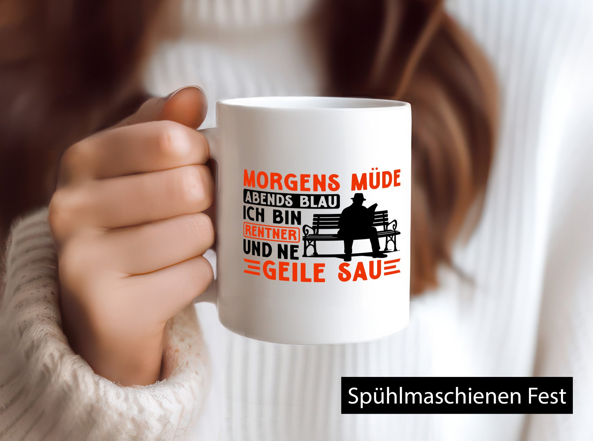 Ich bin Rentner | Rentenbeginn Ruhestand Geschenk Jubiläum lustiger Spruch Tasse